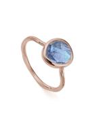 Monica Vinader Rp Siren Stacking Kyanite Ring - Metallic