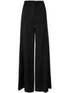 Mcq Alexander Mcqueen Relaxed Trousers, Women's, Size: 44, Black, Elastodiene/virgin Wool