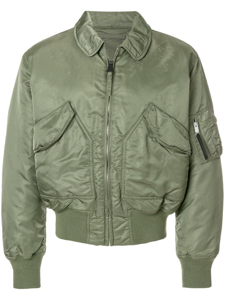Alyx Logoed Bomber Jacket - Green