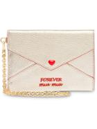 Miu Miu Madras Love Envelope - F0846 Pyrite