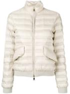 Moncler Padded Puffer Jacket, Women's, Size: 0, Nude/neutrals, Polyamide/polyester/goose Down/polyimide