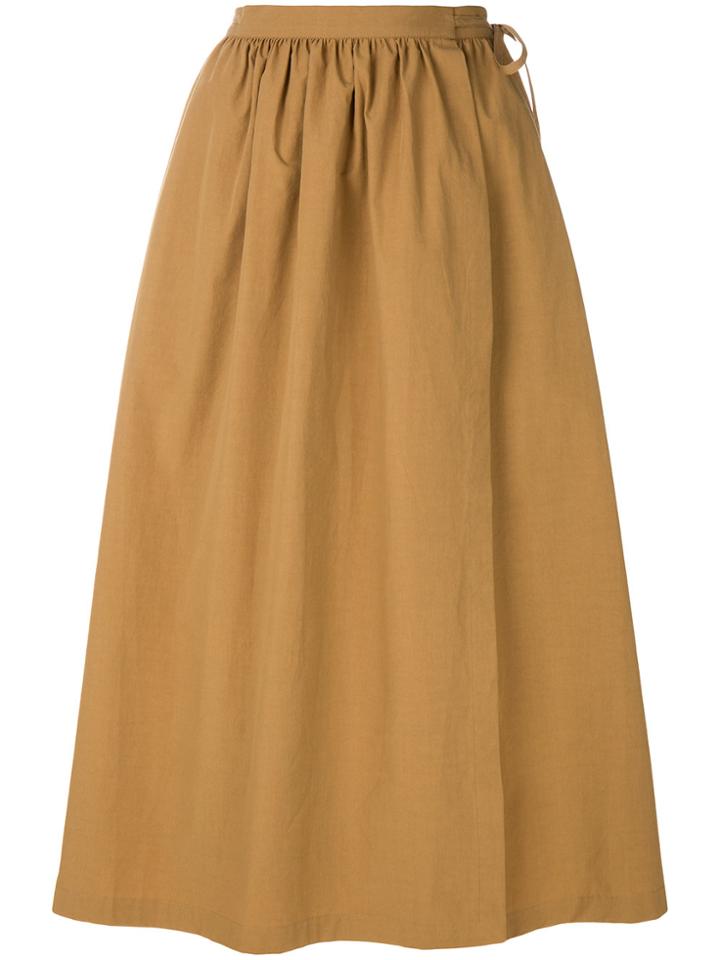 Cristaseya Pareo Midi Skirt - Brown