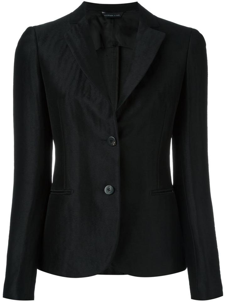 Tonello Silk-effect Fitted Blazer