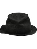 Horisaki Design & Handel Distressed Hat, Men's, Size: Small, Black, Rabbit Fur Felt