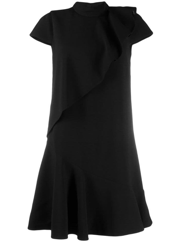 Paule Ka Layered Flared Dress - Black