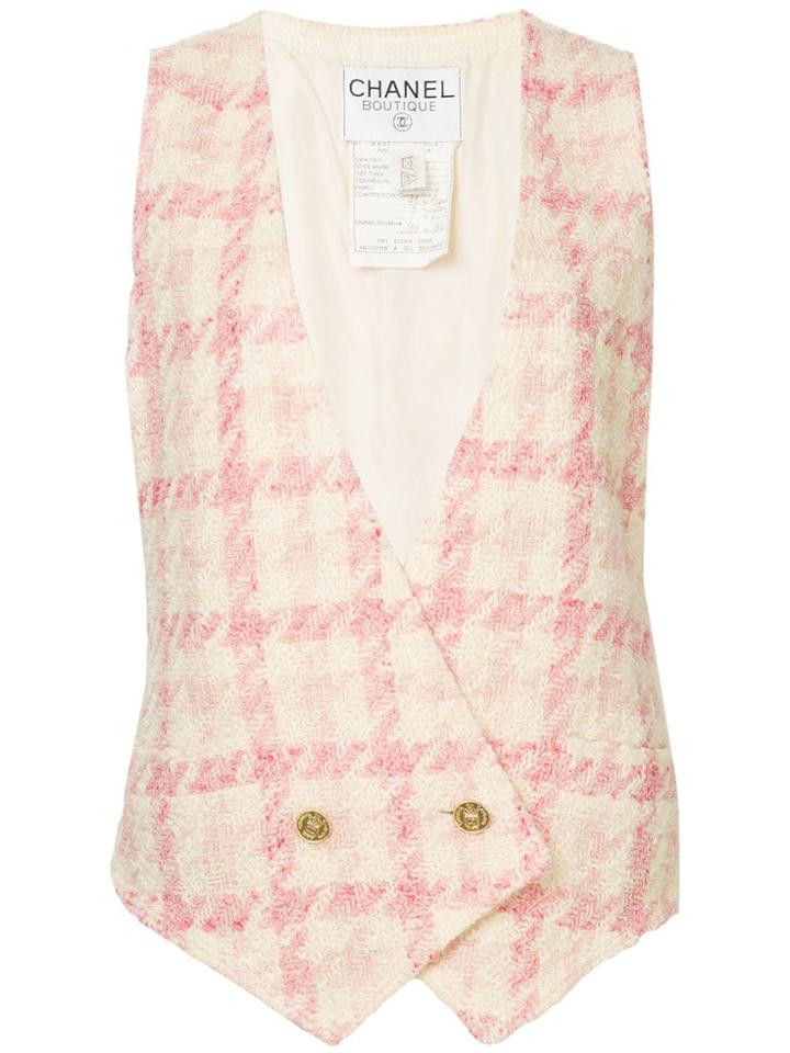 Chanel Vintage Chanel Sleeveless Tops - White