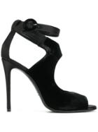 Deimille Ankle Strap Sandals - Black