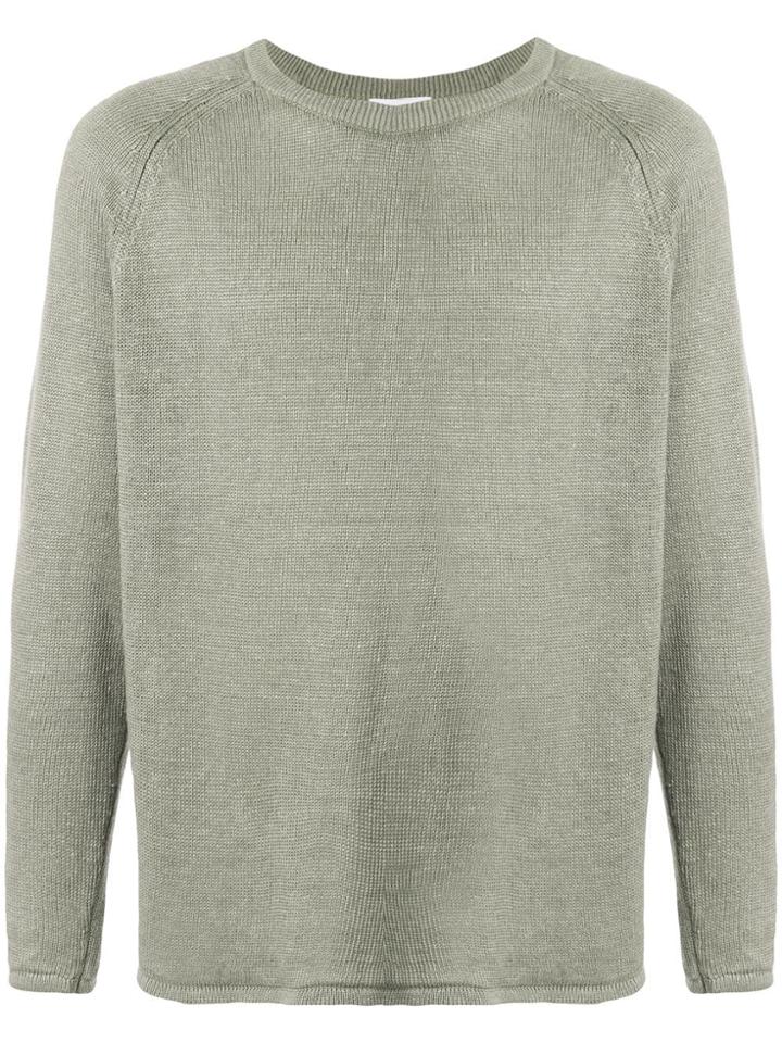 Venroy Raglan Sleeve Jumper - Green