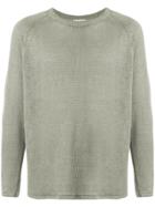 Venroy Raglan Sleeve Jumper - Green
