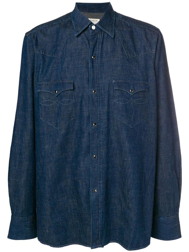 Bagutta Nevada Shirt - Blue