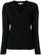 Michael Michael Kors V-neck Sweater - Black