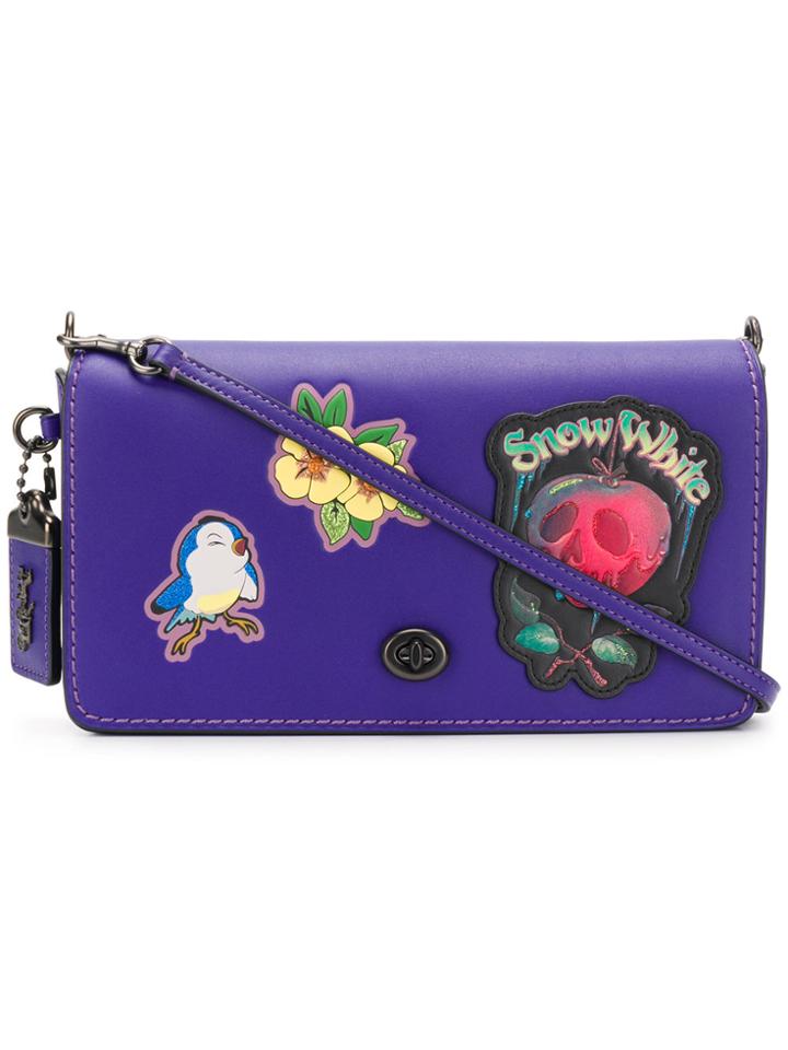 Coach Dark Snow White Cross-body Bag - Pink & Purple