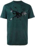 Lanvin Printed T-shirt, Men's, Size: Xl, Green, Cotton