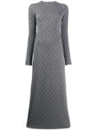 Stella Mccartney Monogram Knitted Dress - Grey