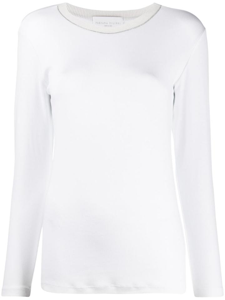 Fabiana Filippi Lightweight Jumper - White