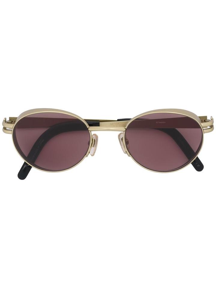 Yohji Yamamoto Vintage Oval Sunglasses, Women's, Grey