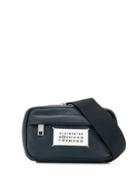 Maison Margiela Logo Patch Belt Bag - Blue