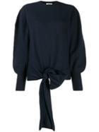 Ulla Johnson Tie-waist Oversized Jumper - Blue