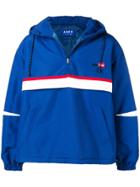 Ader Error Logo Tech Hooded Anorak - Blue