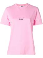 Msgm Micro Logo T-shirt - Pink