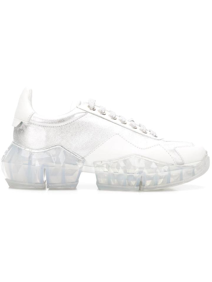 Jimmy Choo Diamond Sneakers - White
