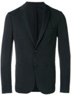 Emporio Armani Unstructed Slim-fit Blazer - Blue