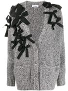 Brognano Cardigan With Flakes - Grey