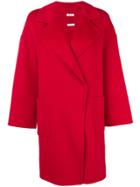 P.a.r.o.s.h. Double Breasted Midi Coat - Red