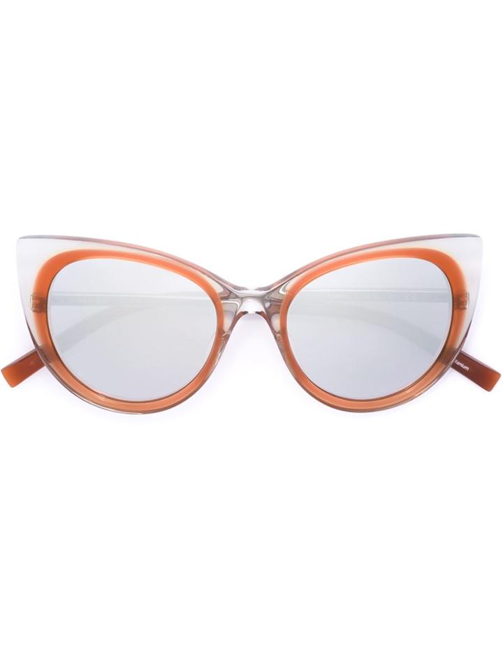 Jil Sander Cat Eye Sunglasses - Brown
