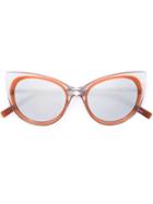 Jil Sander Cat Eye Sunglasses - Brown