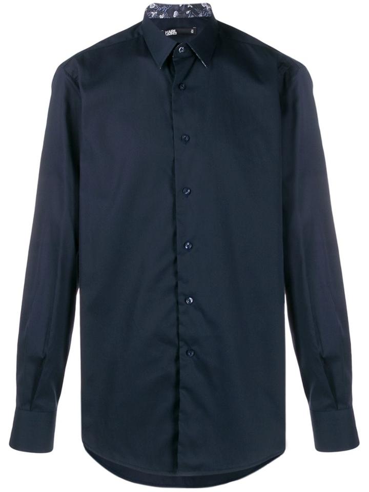 Karl Lagerfeld Slim Fit Shirt - Blue