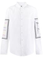 Versus Checkerboard Detail Shirt - White