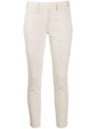 Dondup Cropped Skinny Trousers - Neutrals