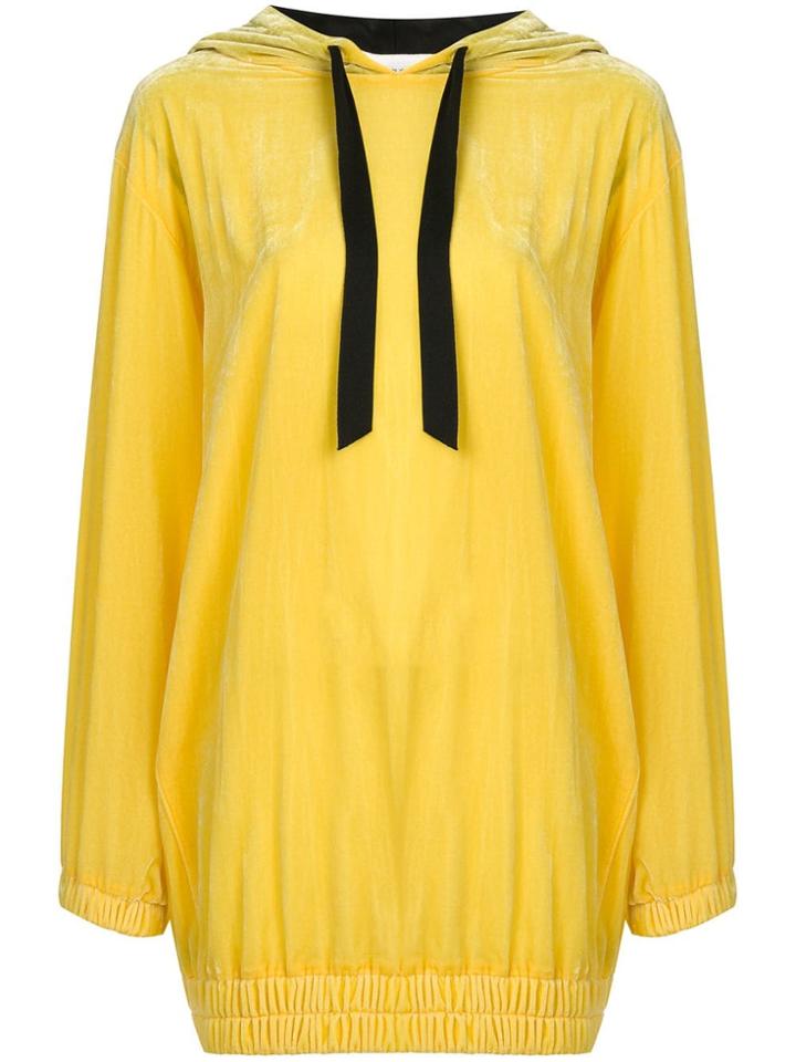 Philosophy Di Lorenzo Serafini Embroidered Logo Hoodie - Yellow &