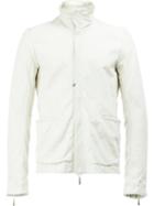 Taichi Murakami High Neck Jacket, Men's, Size: 6, White, Leather
