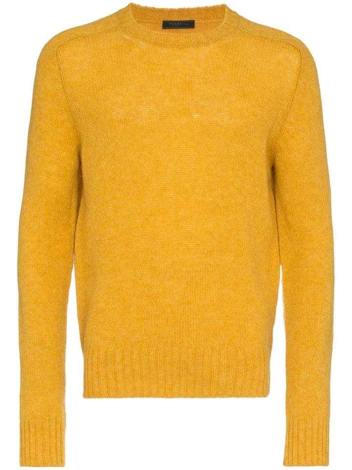 Prada Shetland Wool Jumper - Yellow & Orange