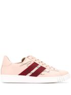 Bally Stripe Low-top Sneakers - Pink