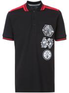 Philipp Plein - Embroidered Polo Shirt - Men - Cotton - S, Black, Cotton