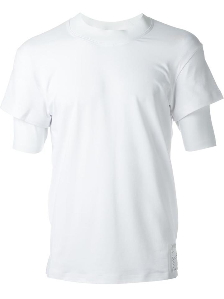 Satisfy 'long Distance' T-shirt, Men's, Size: 2, White, Polyester/cotton/spandex/elastane