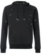 Dior Homme - Embroidered Flies Hoodie - Men - Cotton/polyamide/spandex/elastane - M, Black, Cotton/polyamide/spandex/elastane