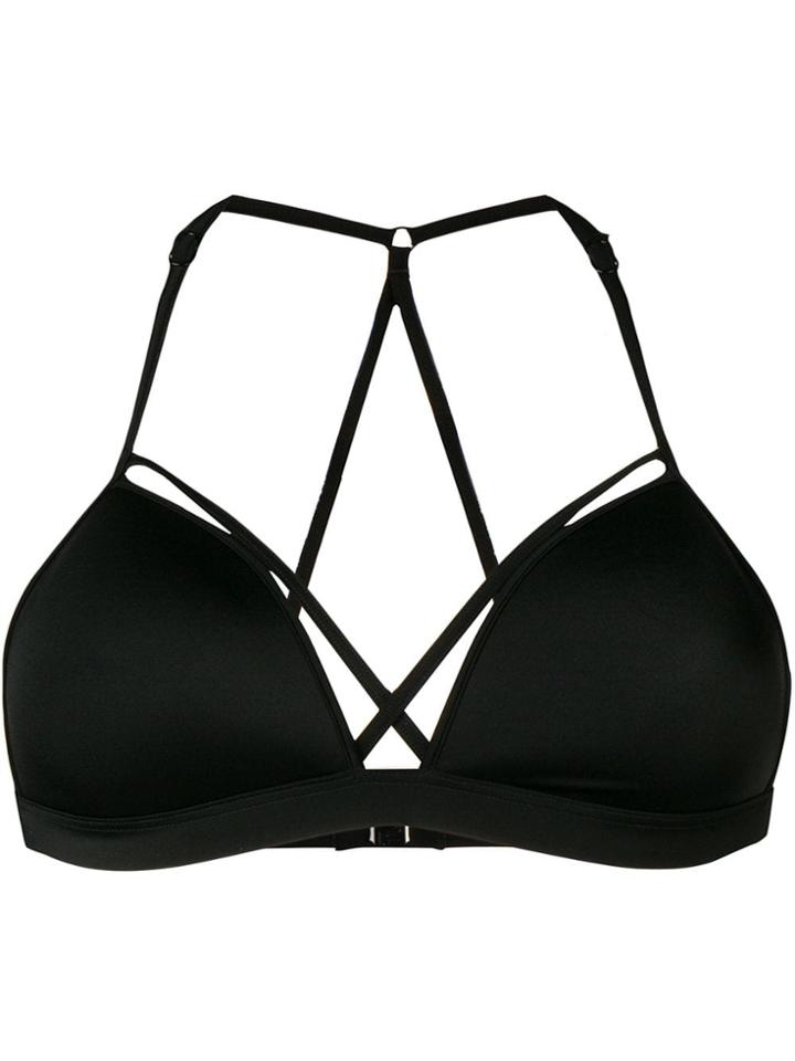 Marlies Dekkers Révéler Plunge Balcony Bikini Top - Black