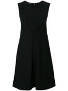 Emporio Armani Classic Shift Mini Dress - Black