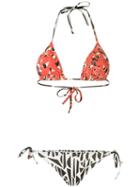 Isolda - 'guaraná' Bikini Set - Women - Polyamide/spandex/elastane - 38, Red, Polyamide/spandex/elastane