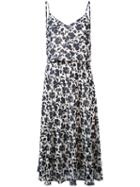 Essentiel Antwerp - 'nawood' Printed Dress - Women - Polyester/viscose - 38, Blue, Polyester/viscose