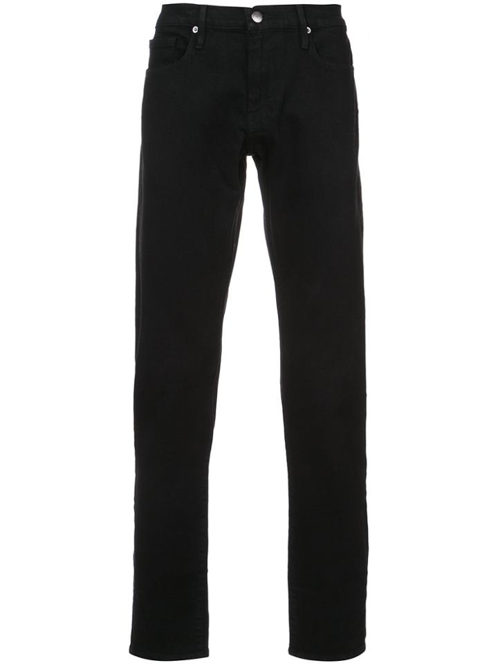 Frame Denim Slim-fit Jeans - Black