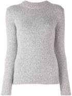 Ermanno Scervino Knit Sweater, Women's, Size: 40, Grey, Alpaca