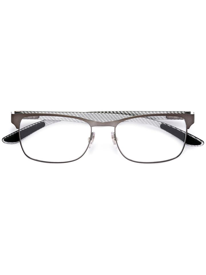 Ray-ban Square Frame Glasses, Grey, Carbon