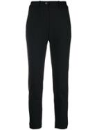 Nine In The Morning Cropped Tapered Trousers - Black