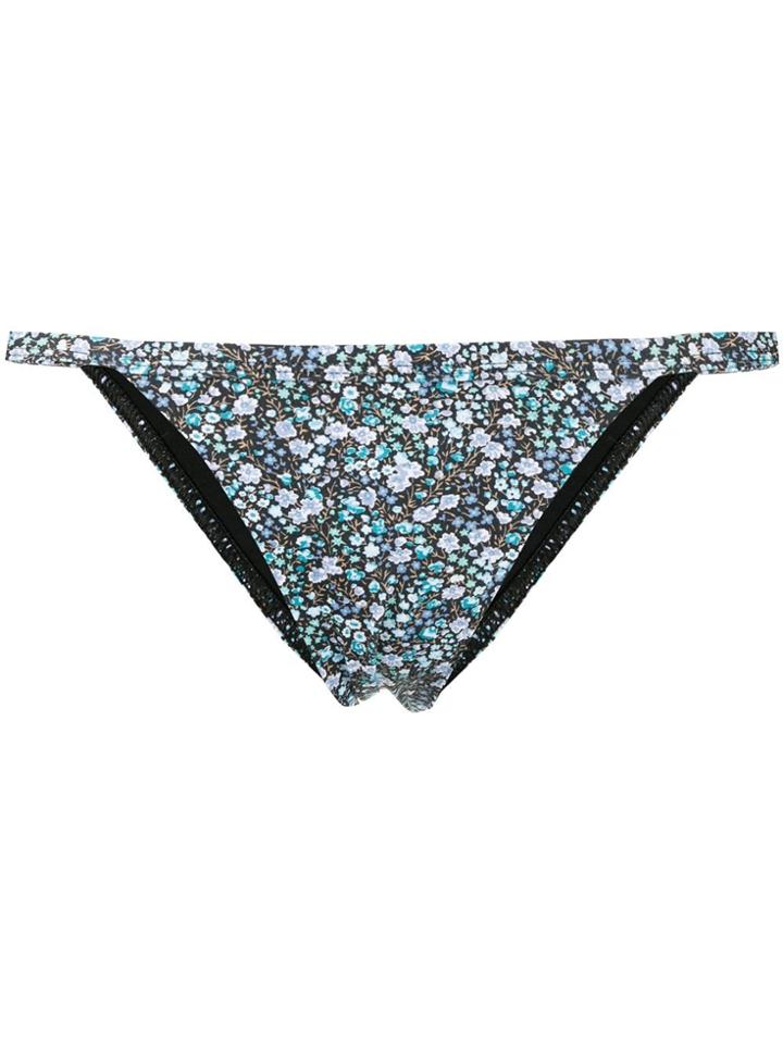 Matteau Petite Floral Bikini Bottoms - Blue