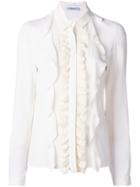 Blumarine Ruffled Shirt - White